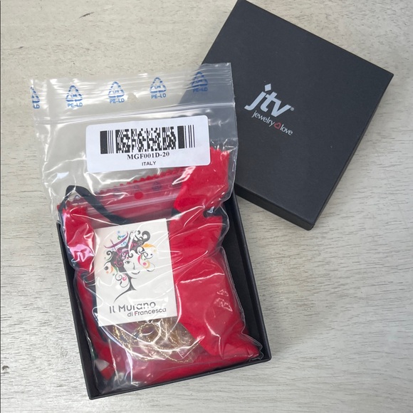 NIB - Il Murano di Francesca Yellow Murano Glass 6-Strand Beaded Necklace – 20" - Picture 8 of 10